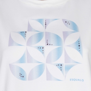 T-shirt blocks print 961 Off White /