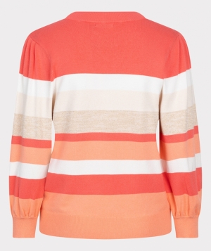 Sweater stripes 417 Strawberry