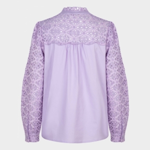 Blouse embroidery 540 Lilac