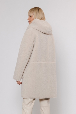Reversible hooded coat Birch -