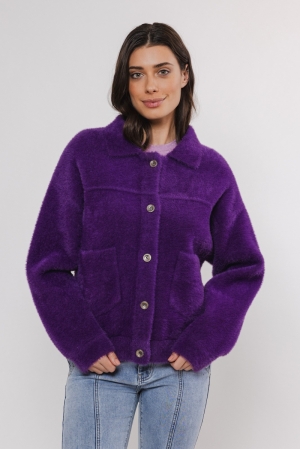 Boxy jacket Purple -