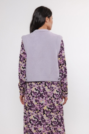 Short waistcoat Lilac fog -