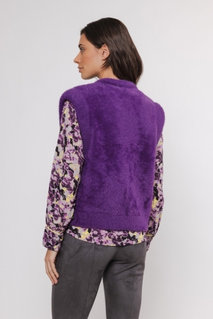Short waistcoat Purple -