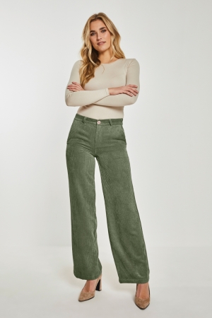 2 3 [Pants Non Denim] 630 Green Smoke