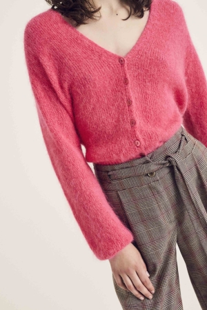 CARDIGAN 344 FRAMBOISE