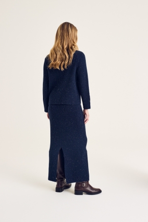 PULL LANGE MOUWEN 575 NAVY