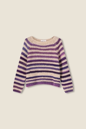 PULL LANGE MOUWEN 334 VIOLET