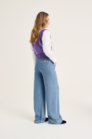 LANGE BROEK 535 MID BLUE