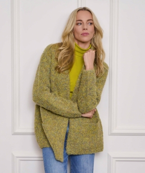 Cardigan Boucle 307  Matcha Gre