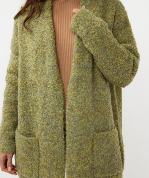 Cardigan Boucle 307  Matcha Gre