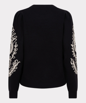 Sweater tape embroidery 000  Black -