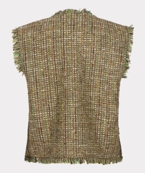 Gilet tweed 995  Multi Colo