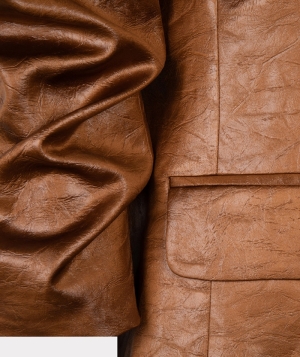 Blazer metallic crinkle 750  Brandy -