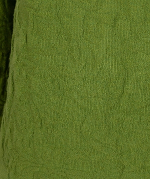 Sweater solid jacquard 318  Forest Gre